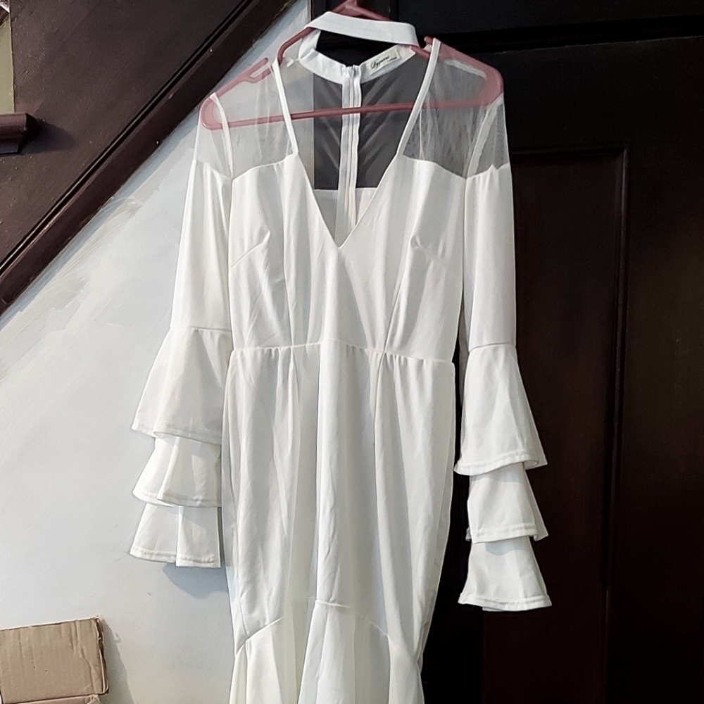 New Deep V-Neck Dress